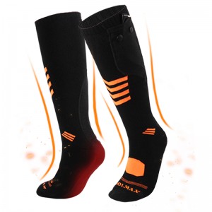 Mosható 7,4 V -os újratölthető akkumulátor elektromos fűtési zokni téli kültéri sportokhoz