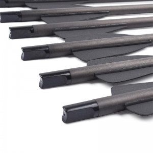 15 hüvelykes ID6,2 mm -es szénnyílcsavarok 2 hüvelyk fekete lapáttal az Rx számszeríj számára