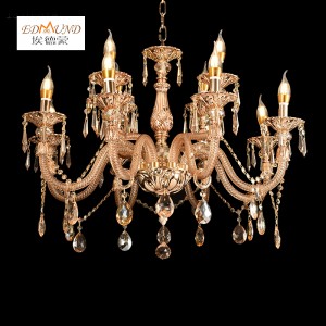 1310-8+4 Modern Crystal Chandelier luxusdekoráció