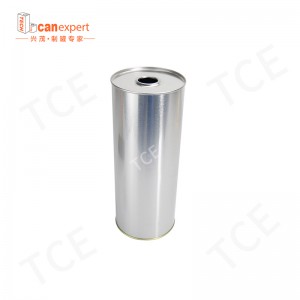 Új stílusú hengeres gép kenőolaj -ón konzervdoboz 0,28 mm -es fém konzervdobozok motorolajhoz