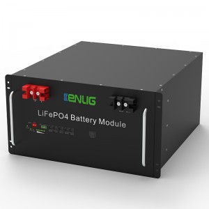 Állványra szerelt 48 V 100/150 200ah LIFEPO4 Házi készülékek egymásra rakható RS232/RS485/CAN kommunikáció Gyors töltésű lítium -ion akkumulátor