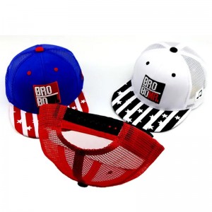 Egyedi 3D hímzés hip hop kaszkett Sport sapkák Baseball sapka Új Vintage sapka egy keret háló Snapback sapka