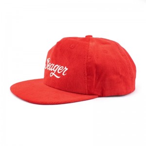 OEM egyedi logó kordbársony kalapok testreszabható a szüreti 5 panel strukturált Snapback sapkák