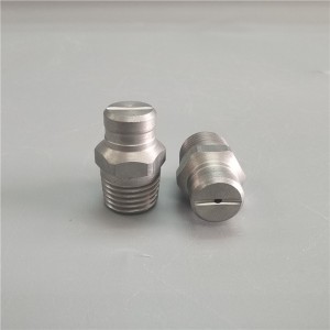 Nagynyomású mosó lapos ventilátor fúvóka víz fúvóka rozsdamentes acél permetezőgép