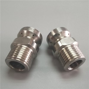 Rozsdamentes acél lefolyó fúvókanagynyomású szennyvízcsatorna fúvóka