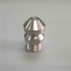 Rozsdamentes acél lefolyó fúvókanagynyomású szennyvízcsatorna fúvóka