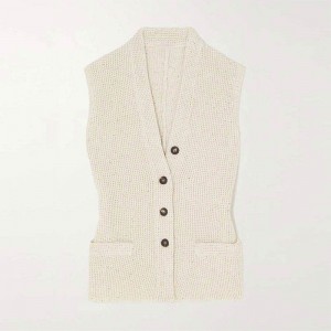 kötöttáru gyár egyedi 2023női ruházatnyári ruhák ujjatlan pulóvernyak pulóver kötött pulóverek