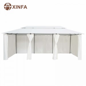 luxuskerti lombkorona borító háztáji pavilon kültéri rothadás alumíniumálló függöny