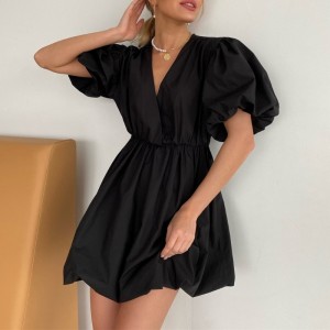 Rövid ujjú ruha 2023 lámpás hercegnő ruha