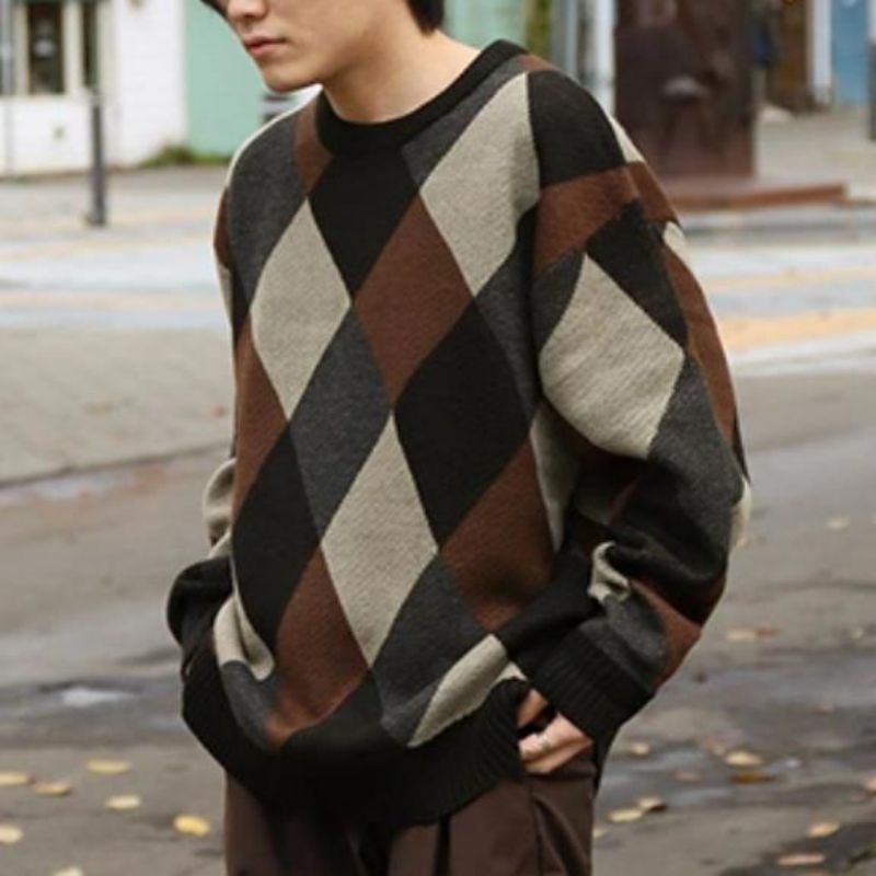 Alapvető férfiak kereknyakú divatos pulóver eladás férfiak számára
