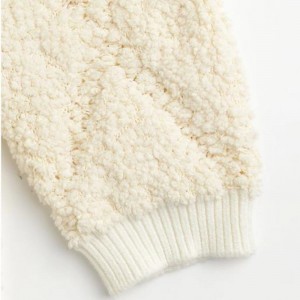 Alkalmi lágy érintés hosszú ujjú személyzetnői pulóver