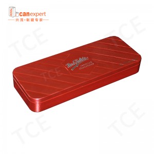 Testreszabott kiváló minőségű kézműves ajándék Jar Container Candy Candy Box Chocolate Candy Metal Box Cookie Metal doboz