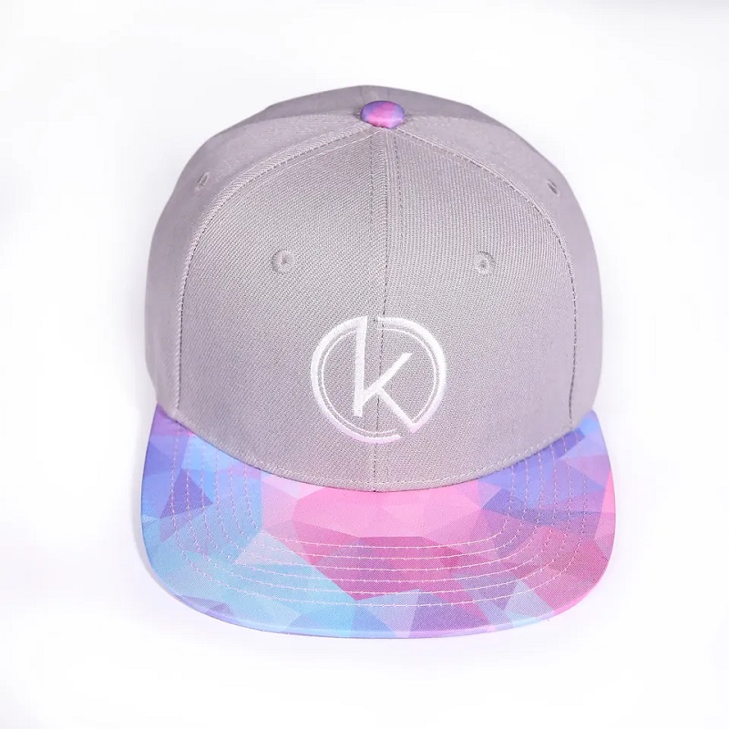 Új 6. stílusú panel Hip-Hop Snap hátsó sapka Virágos lapos, karcsúnyomtatási snapback kalap állítható