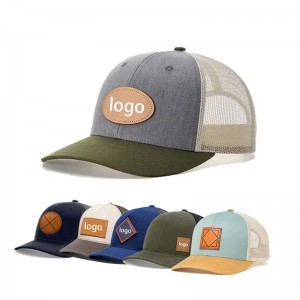 egyedi sima üres háló hímzett bajba jutott baseball sapka apa teherautó kalap