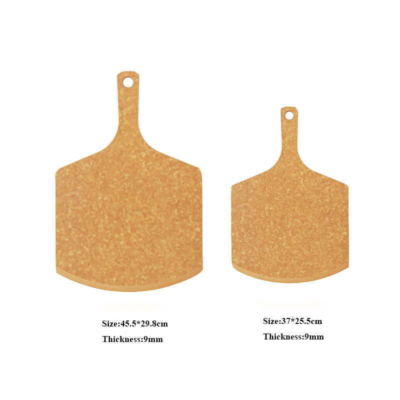 14,5 hüvelykes 18 hüvelykes ételek biztonságos szálas fa testreszabott design pizza vágódeszka és tálalókábelek pizza deszka