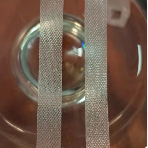 Dombornyomott tiszta TPU elasztikus mobile szalag