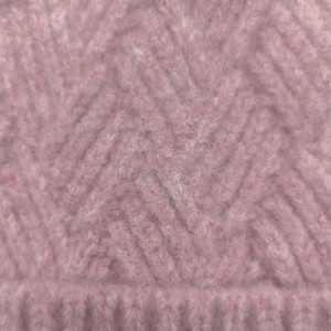 Meleg téli divatkeverék kábel lapos kötés kalap