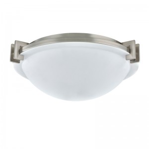 Staybridge Suites Hotel mennyezeti lámpa szálcsiszoltnikkel kivitelben a vendégszobában