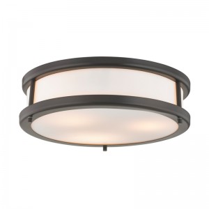 Delta Hotel mennyezeti lámpa sötét bronz kivitelben a vendégszobában és a folyosón