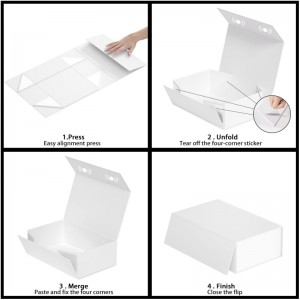 Testreszabott színű ajándékdoboz