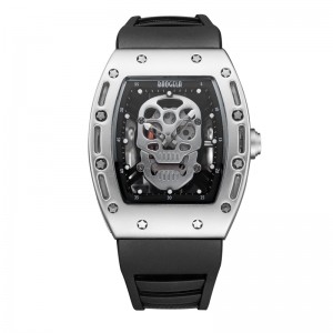 A divat koponya férfiak kvarcnézet baogela kreatív tárcsázási óra a férfiak óráinak arany élete vízálló férfiak sportstílus 1612