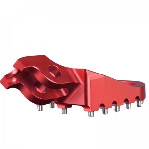 CNC módosított alkatrészek CNC ultra-pontos megmunkálásnagy alkatrészek feldolgozása terepjáró motorkerékpár módosítottnem csúszás lábpedálok