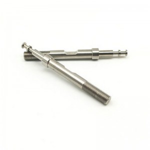 CNC megmunkálása alakú hosszú csavarok orvosi alkatrészeknem szabványos alkatrészek testreszabott precíziós tengely feldolgozása