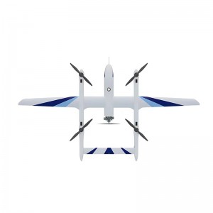 JH-46 hosszú hatótávolságú VTOL rögzített szárnyú drón keret UAV repülőgép