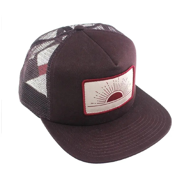 Gyárinagykereskedelmi szivacsnettó kalap testreszabott logó hímzett baseball kalap