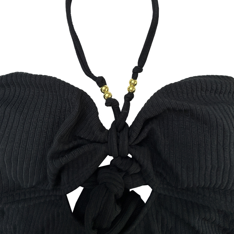 Tube Top Halterneck üreges fürdőruhák