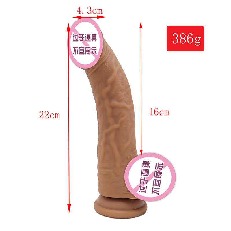 874 Realisztikus vibrátoros szilikon vibrátor szívópohár G-foltos stimuláció Dildos anális szexuális játékoknőknek és párnak