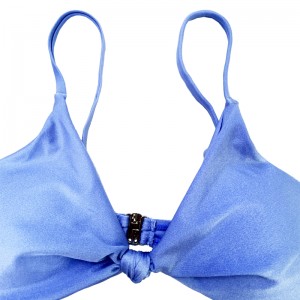 Egységes színű szexi hátnélküli heveder fürdőruhák