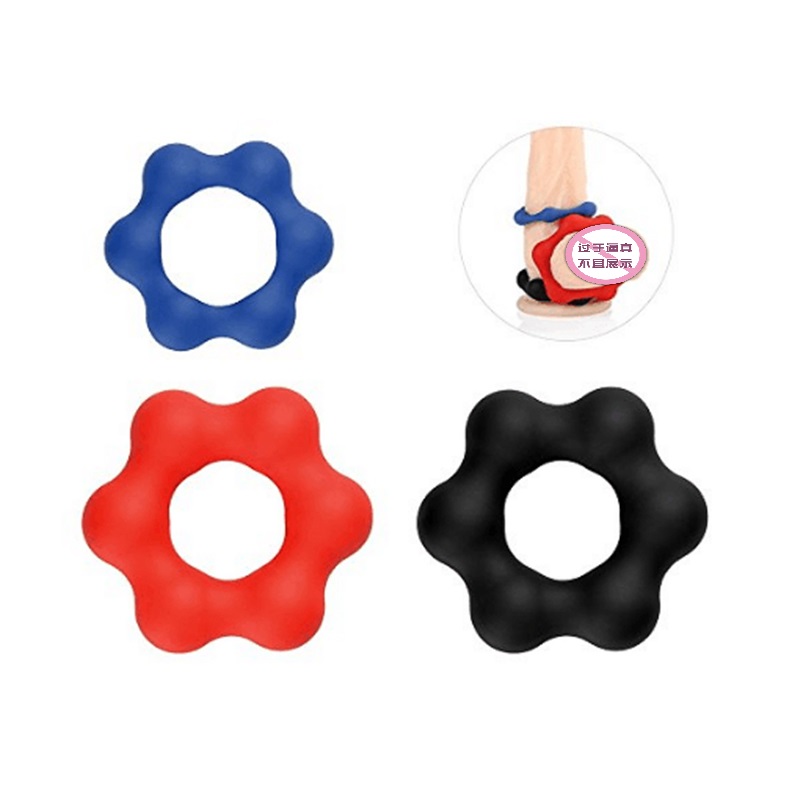 Forró értékesítés férfiak szexuális játék pénisz gyűrű kakas gyűrű férfiaknak maszturbáció (hat gyöngy)