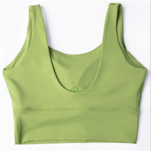 Rögzített csésze U-formájú sport melltartó