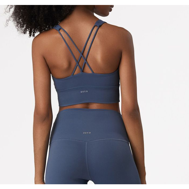 Plusz méretű kereszttábla sport melltartó