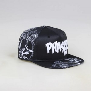 Nagykereskedelmi divat lapos karima allover szublimáció 5 panel egyedi snapback sapkák és kalapok