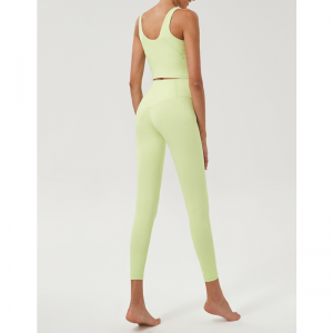 Magas derék párnázott U-alakú jógakészlet