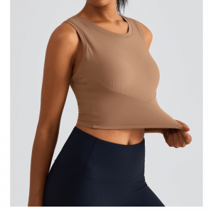 I alakú, egyrészes rögzített csésze jóga mellény