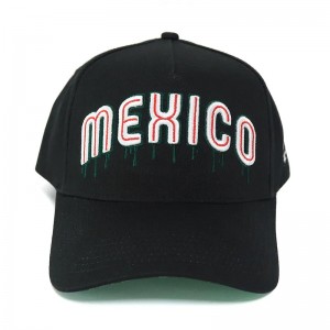 Nagykereskedelmi futó pamut egyedi 3D -s hímzés felépített egy keret baseball kalap 5 panel sport baseball kalapok férfiak számára