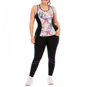 Virágos tapasz zseb jógakészlet