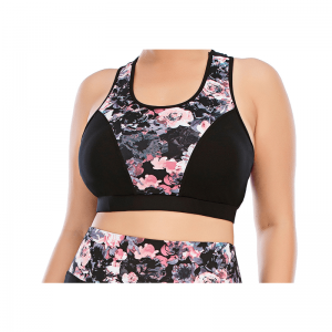 Három darab virágos U-alakú jógakészlet