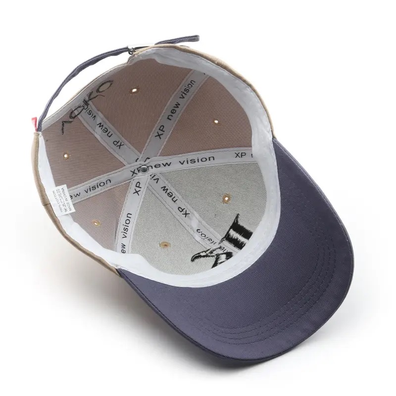 Luxus 3D hímzett 6 panel apa baseball kalap két hangú baseball kalap sapka