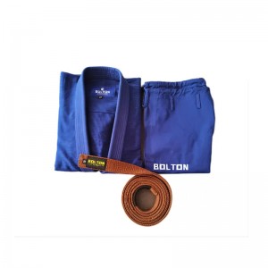 Nagykereskedelem BJJ GIS Belt testreszabott 100% pamut harcművészet szürke fehér BJJ öv