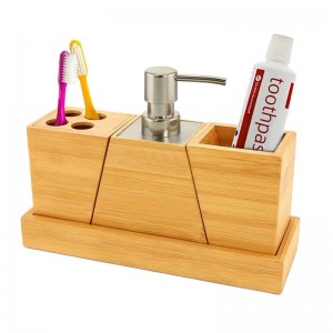 Bambusz fürdőszoba kiegészítő