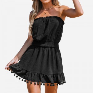 Tengerparti háttérnélküli bojt borító ruha