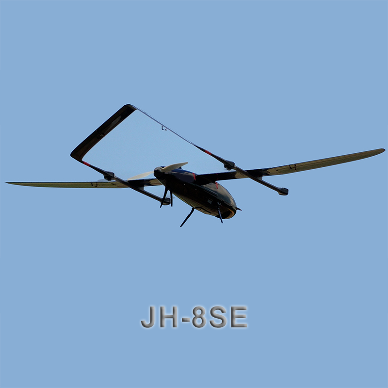 JH-8Se hosszú állóképességű EVTOL rögzített szárnyú UAV Electric UAV