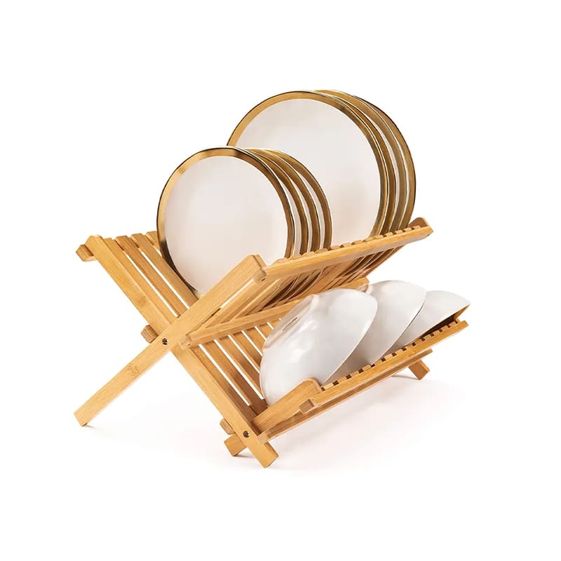 Bambusz edény szárító állvány