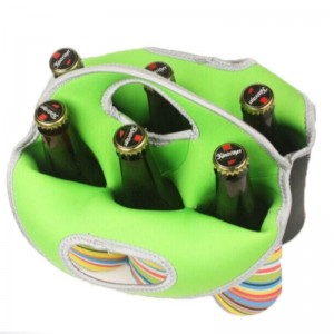 Nagykereskedelmineoprén szövet 6 csomag sörneoprén táska vörösbor hűtő táska piknik strandhoz