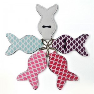 Egyéninagykereskedelmi szublimáció üres ajakbalzsamneoprén chapstick tartók kulcstartó