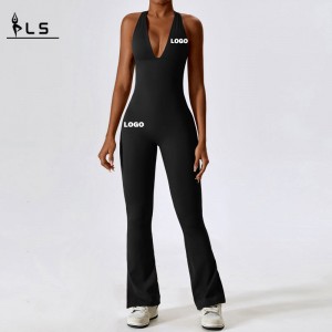 SC1077 Women V Neck Backless One Piece Jumpsuits tornaterem Romper Sexy Spandex Bodycon Bodysuit